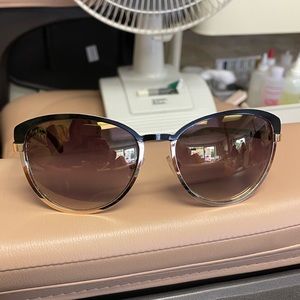 Black & Gold Jessica Simpson Sunglasses